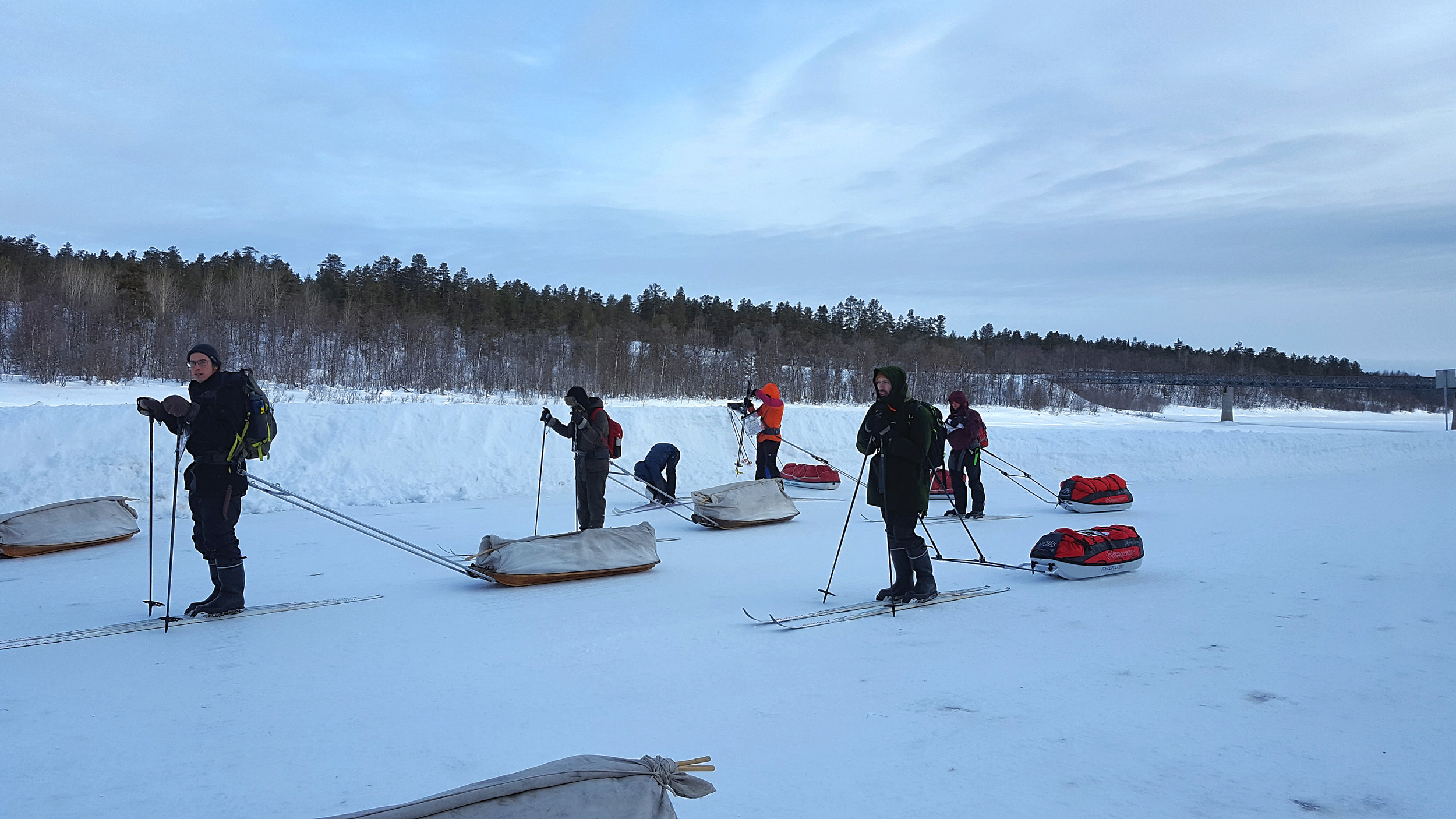 Ski expedition Finland Lapland
